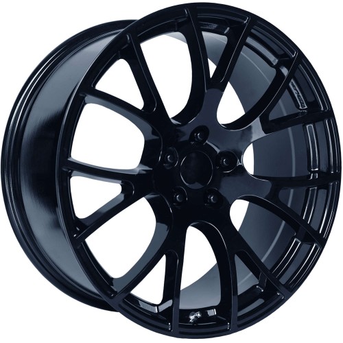 Llanta srt Hellcat 9x22 negro brillo